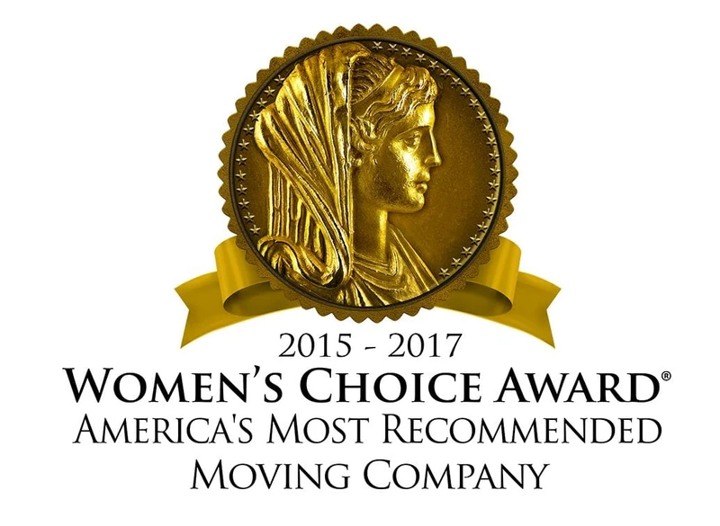 Women's Choice Award 2015–2017: America's Most Recommended Moving Company